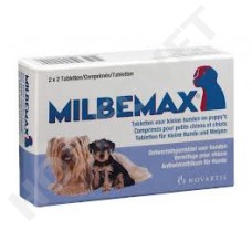 Milbemax wormer for small dogs and puppies -0.5-5kg